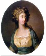 Portrait of Dorothea von Medem, Joseph Friedrich August Darbes